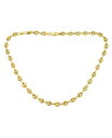 【送料無料】 ブリング メンズ ネックレス チョーカー ペンダントトップ アクセサリー 14K Gold Overlay Gold Overlay .925 Sterling Silver Chain Anchor Link Puff Mariner Chain Necklace For Men Women Nickel-Free 6MM 18 Inch Gold-tone