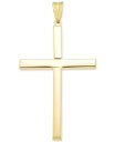 yz C^A S[h Y lbNXE`[J[Ey_ggbv ANZT[ Cross Pendant in 14k Gold Yellow Gold