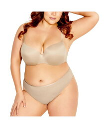 【送料無料】 シティーシック レディース ブラジャー アンダーウェア Plus Size Bodycon Contour Bra Latte