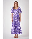 【送料無料】 フリーザロージズ レディース ワンピース トップス Women 039 s Floral Print Maxi Dress Purple multi