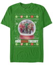 【送料無料】 フィフスサン メンズ Tシャツ トップス Men 039 s Big Bang Theory Snow Globe Short Sleeve T-shirt Kelly Heather