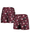 yz tHR Y n[tpcEV[c  Men's Maroon Texas A&M Aggies Island Palm Swim Trunks Maroon