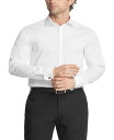 カルバン・クライン 【送料無料】 カルバンクライン メンズ シャツ トップス Infinite Color Men's Regular Fit Dress Shirt WHITE