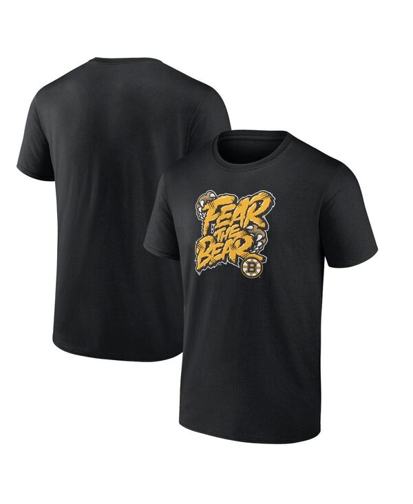 ̵ եʥƥ  T ȥåץ Men's Black Boston Bruins Local T-shirt Black