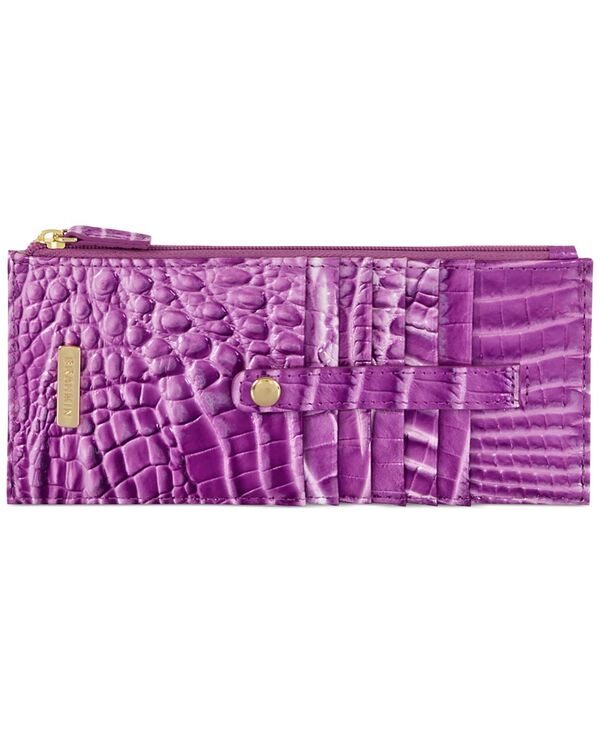 yz u~ fB[X z ANZT[ Credit Card Melbourne Embossed Leather Wallet Lilac Esse