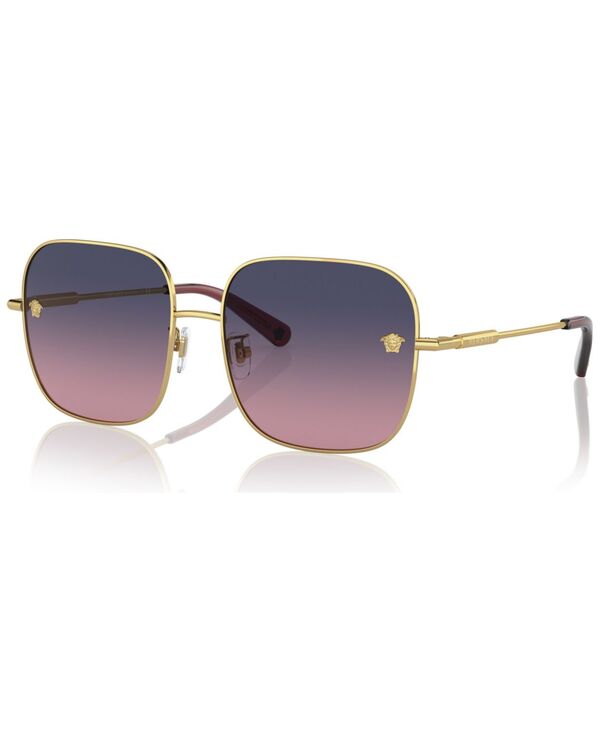 ヴェルサーチ 【送料無料】 ヴェルサーチ レディース サングラス・アイウェア アクセサリー Women's Sunglasses VE2246D59-Y 59 Gold-Tone