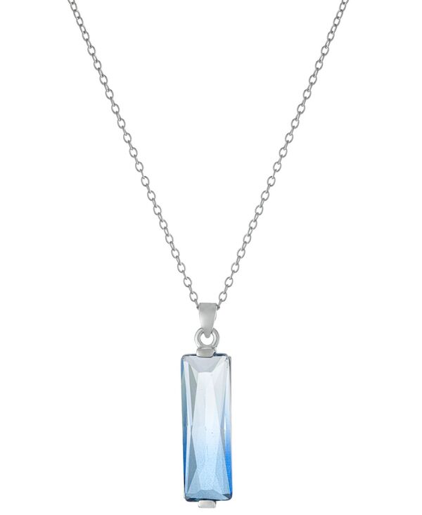 【送料無料】 ジャーニ ベルニーニ レディース ネックレス・チョーカー・ペンダントトップ アクセサリー Ombré Crystal Pendant Necklace in Sterling Silver 16 + 2 extender Sterling Silver