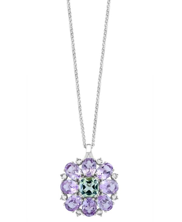 yz GtB[ fB[X lbNXE`[J[Ey_ggbv ANZT[ EFFY&reg; Pink Amethyst (14 ct. t.w.) & Green Quartz (5-1/2 ct. t.w.) Flower 18