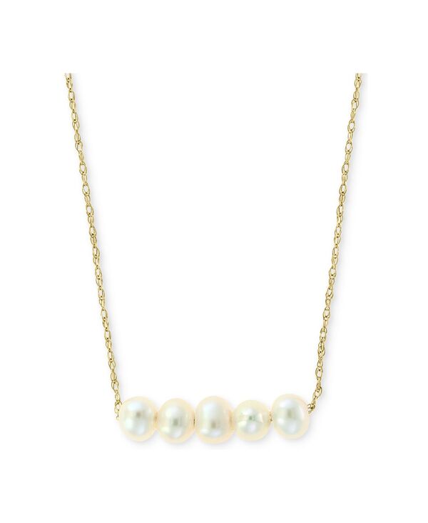 yz GtB[ fB[X lbNXE`[J[Ey_ggbv ANZT[ EFFY&reg; Cultured Freshwater Pearl (3-1/2mm) Collar Necklace in 14k Gold 16