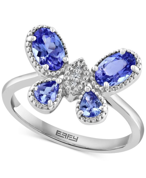 yz GtB[ fB[X O ANZT[ EFFY&reg; Tanzanite Butterfly Statement Ring (1-1/6 ct. t.w.) in Sterling Silver Tanzanite