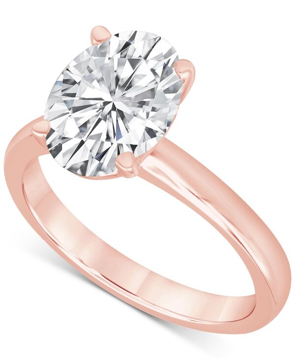 【送料無料】 バッジェリーミシュカ レディース リング アクセサリー Certified Lab Grown Diamond Oval-Cut Solitaire Engagement Ring (5 ct. t.w.) in 14k Gold Rose Gold