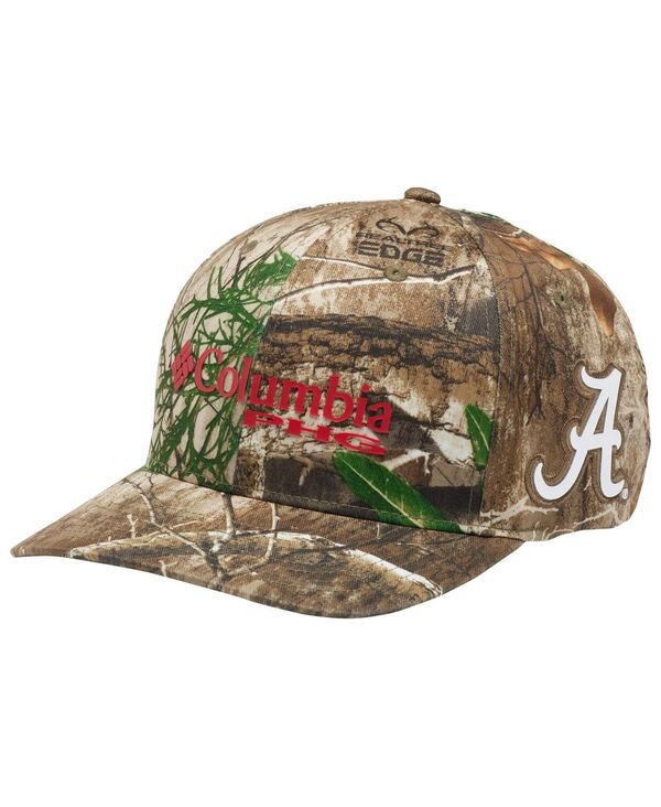 楽天ReVida 楽天市場店【送料無料】 コロンビア メンズ 帽子 アクセサリー Men's and Women's Real tree Camo Alabama Crimson Tide Mossy Oak Bottomland Flex Hat Realtree Camo