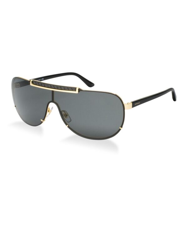  ヴェルサーチ メンズ サングラス・アイウェア アクセサリー Sunglasses VE2140 Gold/Grey