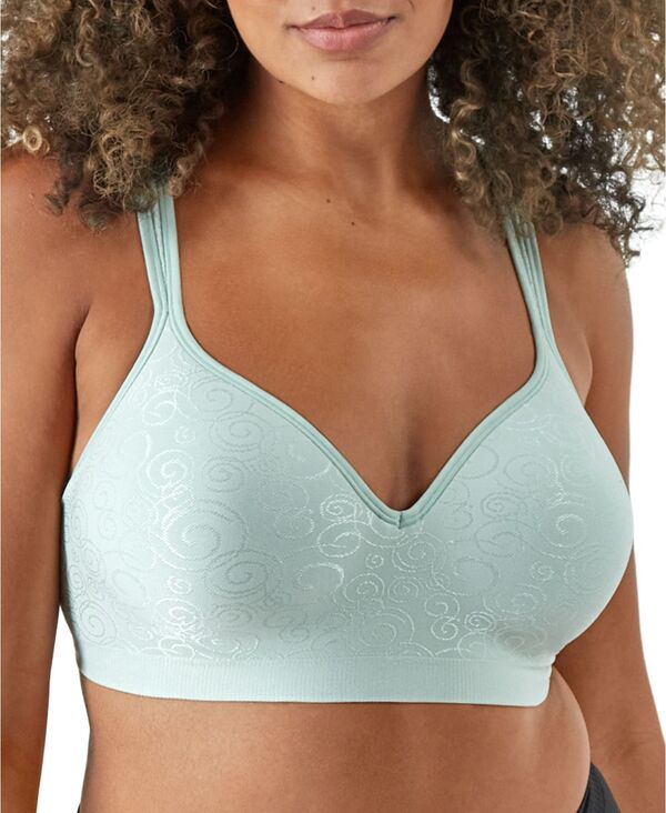 楽天ReVida 楽天市場店【送料無料】 バリ レディース ブラジャー アンダーウェア Comfort Revolution Shaping Wireless Smoothing Bra 3463 Soft Celedon