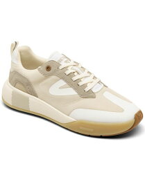 【送料無料】 トレトン レディース スニーカー シューズ Women’s Volley Casual Sneakers from Finish Line WHITE/TAUPE