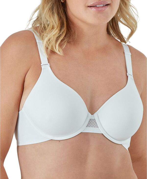 yz o fB[X TVc gbvX Women's Ultimate Smoothing Lightweight T-Shirt Underwire Bra DF4481 White