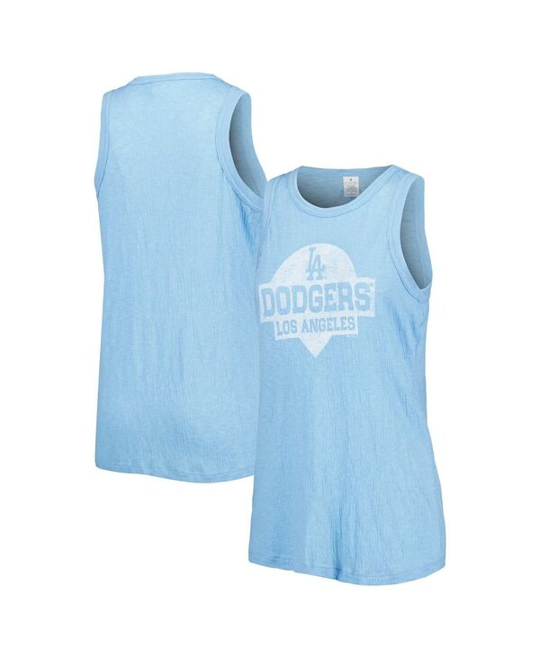 yz \tg AY A O[v fB[X ^Ngbv gbvX Women's Royal Los Angeles Dodgers Tri-Blend Tank Top Royal