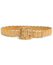 【送料無料】 サムエデルマン レディース ベルト アクセサリー Women's Scalloped Edge Raffia Woven Belt Natural