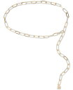【送料無料】 スティーブ マデン レディース ベルト アクセサリー Women's Two-Tone Paperclip Chain Belt Gold/sil...