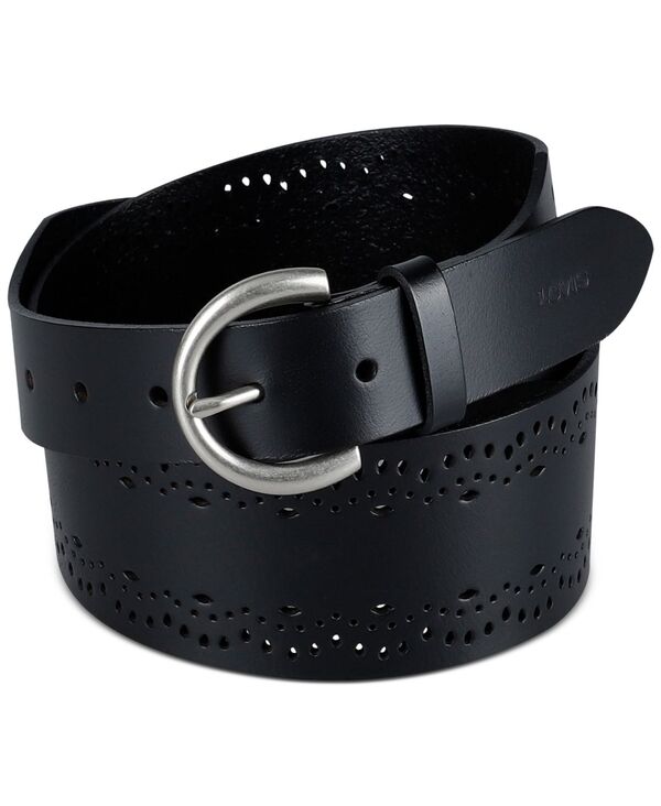 リーバイス 【送料無料】 リーバイス レディース ベルト アクセサリー Women's Corset Style Laser Cut High Waist Belt Black