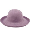 【送料無料】 エポックハットカンパニー レディース 帽子 アクセサリー Angela & William Wide Brim Sun Bucket Hat with Roll Up Edge Lavender