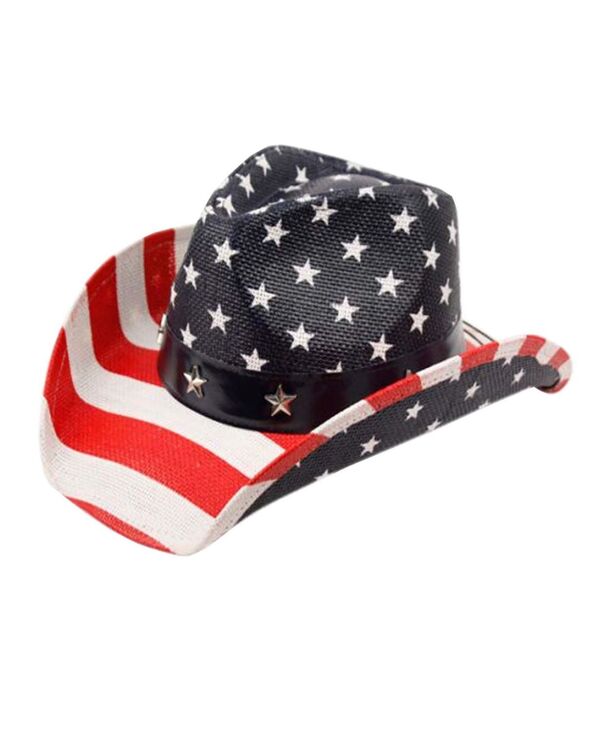 【送料無料】 エポックハットカンパニー レディース 帽子 アクセサリー Stars Stripes American Flag Cowboy Hat American Flag