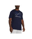 【送料無料】 アンダーアーマー メンズ Tシャツ トップス Men's GL Foundation Logo Graphic T-Shirt Navy/royal/grey