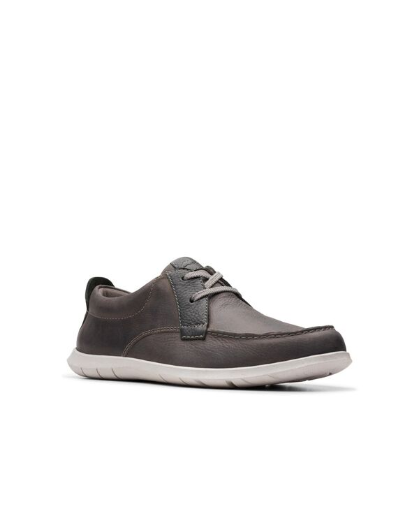 【送料無料】 クラークス メンズ スリッポン・ローファー シューズ Men's Collection Flexway Lace Slip On Shoes Light Gray Leather