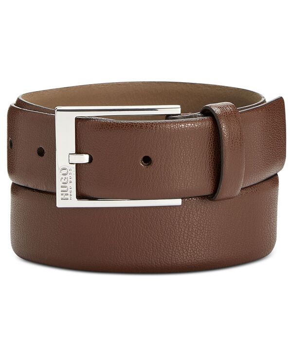 【送料無料】 ボス メンズ ベルト アクセサリー HUGO Men's Gellot Leather Belt Khaki