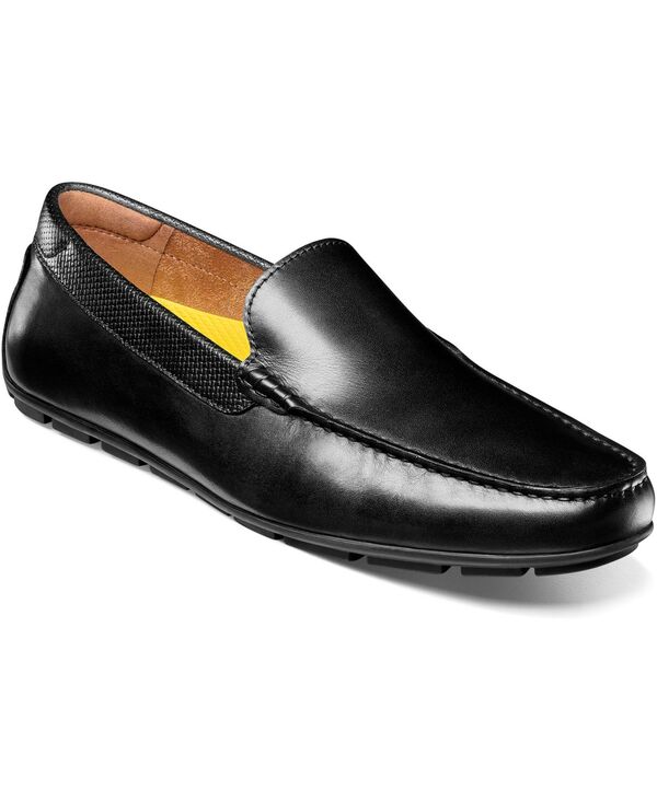 【送料無料】 フローシャイム メンズ スリッポン・ローファー シューズ Men's Motor Moc Toe Venetian Driver Loafer Black
