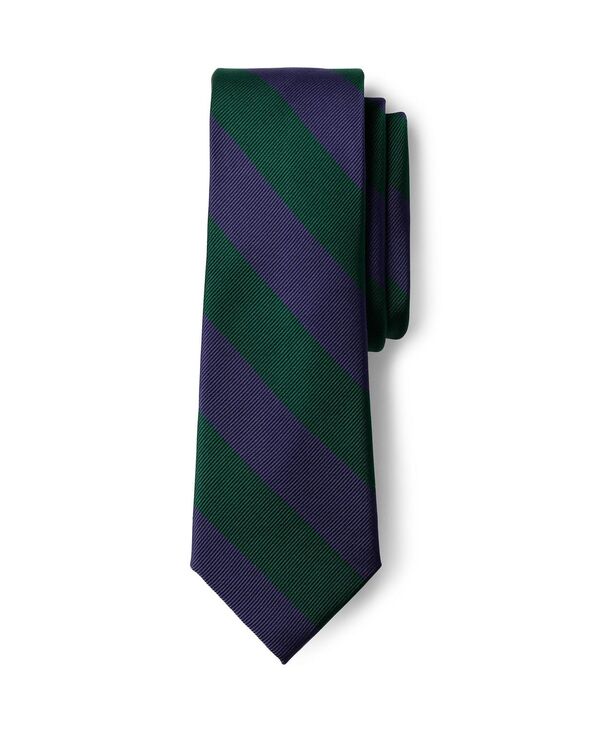 yz YGh Y lN^C ANZT[ Men's School Uniform Stripe To Be Tied Tie Evergreen/classic navy stripe