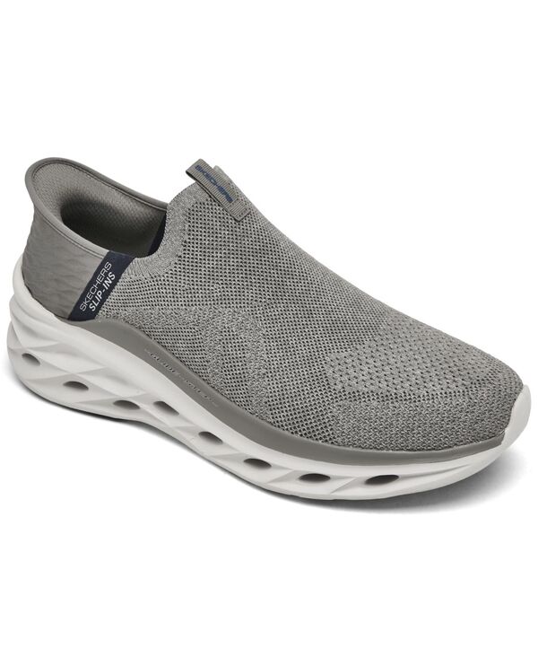  スケッチャーズ メンズ スニーカー シューズ Men's Slip Ins: Glide Step - Swift Runner Casual Sneakers from Finish Line Grey/navy