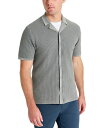 【送料無料】 ケネスコール メンズ シャツ トップス Men's Acid Washed Camp Collar Short Sleeve Sweater Sh...
