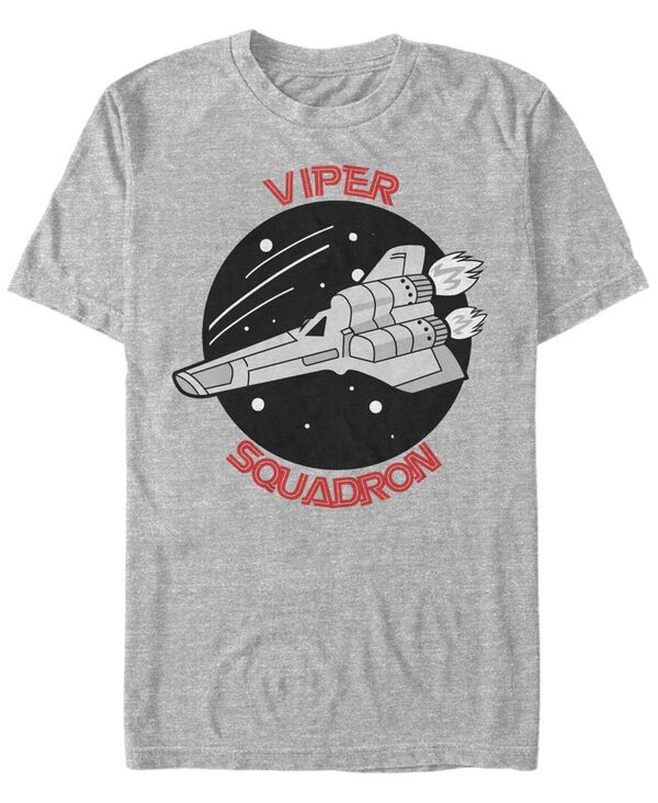 【送料無料】 フィフスサン メンズ Tシャツ トップス Battlestar Galactica Men's Viper Squadron Short Sleeve T-Shirt Athletic H