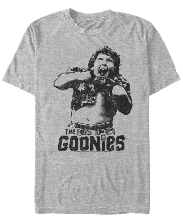 【送料無料】 フィフスサン メンズ Tシャツ トップス Men 039 s The Goonies 1985 Truffle Shuffle Short Sleeve T-shirt Athletic Heather