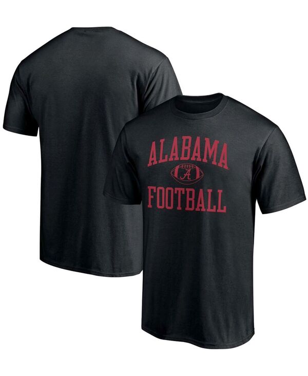 楽天ReVida 楽天市場店【送料無料】 ファナティクス メンズ Tシャツ トップス Men's Black Alabama Crimson Tide First Sprint Team T-shirt Black