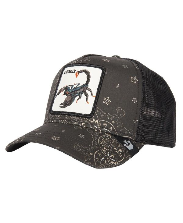 グーリン ブラザーズ 【送料無料】 グーリンブラザーズ メンズ 帽子 アクセサリー Black Diamond Pearls Trucker Adjustable Hat Black