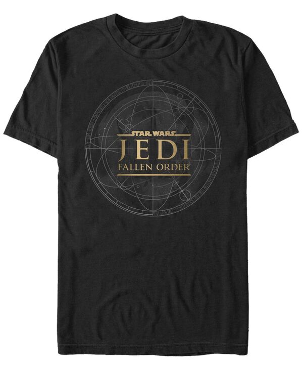 【送料無料】 フィフスサン メンズ Tシャツ トップス Star Wars Men 039 s Jedi Fallen Order Map Logo T-shirt Black