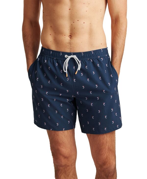 【送料無料】 ボノボス メンズ ハーフパンツ・ショーツ 水着 Men's Riviera UPF 50+ Printed 7" Swim Trunks Catch Of The Day