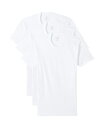 【送料無料】 ランズエンド メンズ シャツ トップス Big & Tall Crewneck Undershirt 3 Pack White(4)