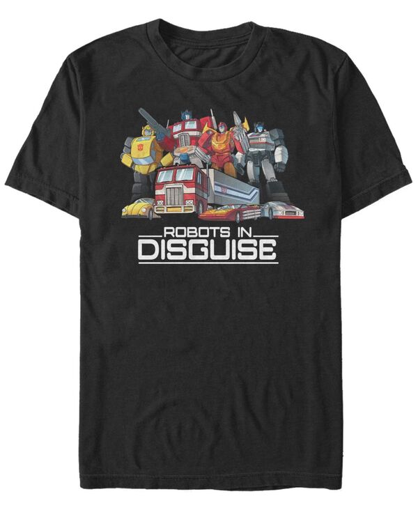 ̵ եե  T ȥåץ Men's Robots in Disguise Short Sleeve Crew T-shirt Black