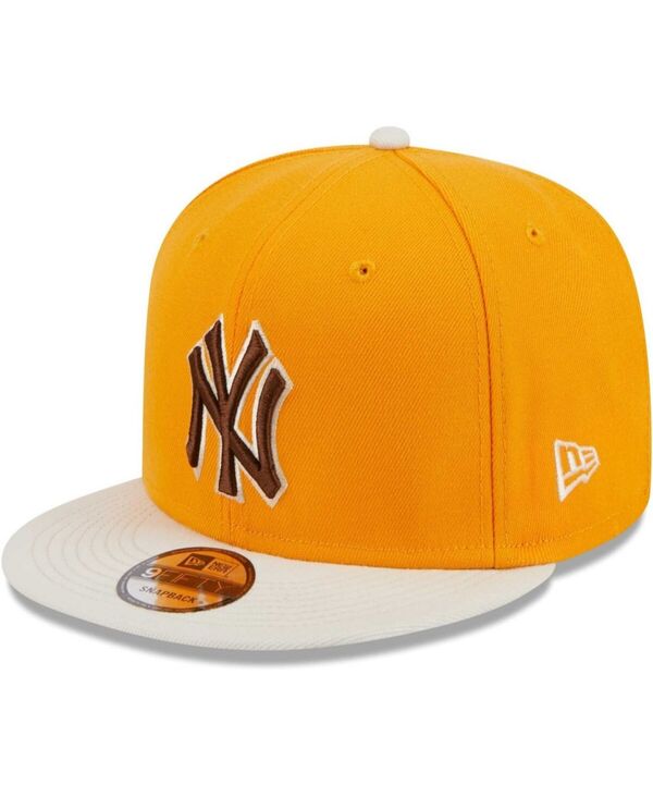  ニューエラ メンズ 帽子 アクセサリー Men's Gold New York Yankees Tiramisu 9Fifty Snapback Hat Gold