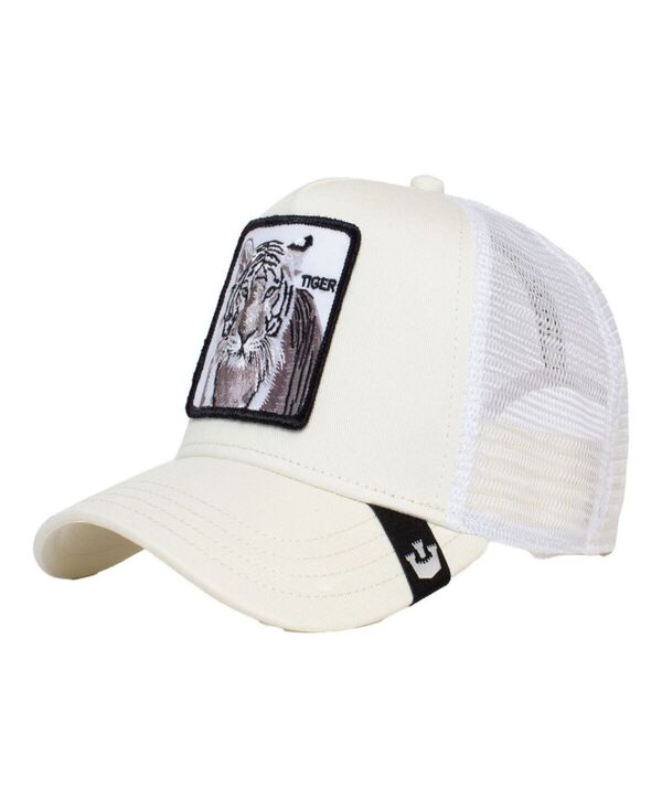 グーリン ブラザーズ 【送料無料】 グーリンブラザーズ メンズ 帽子 アクセサリー White Tiger Trucker Adjustable Hat White