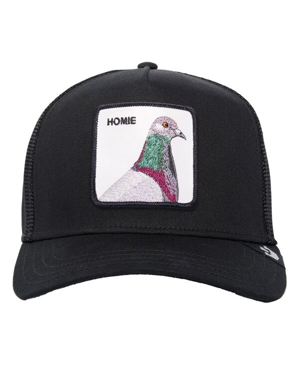 グーリン ブラザーズ 【送料無料】 グーリンブラザーズ メンズ 帽子 アクセサリー Black Pigeon Trucker Adjustable Hat Black