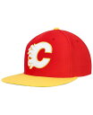 【送料無料】 ミッチェル&ネス メンズ 帽子 アクセサリー Mitchell Ness Men's Red Calgary Flames Core Team G...