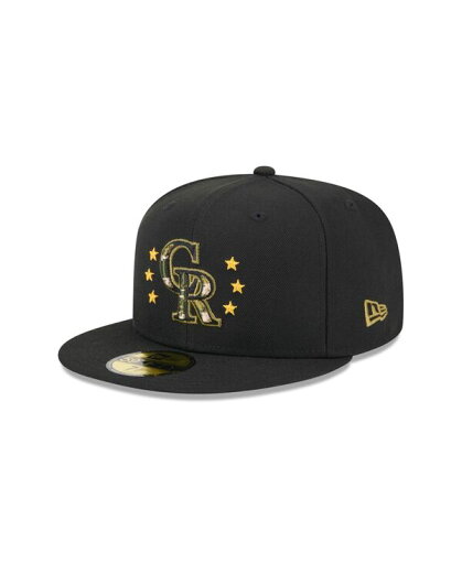 【送料無料】 ニューエラ メンズ 帽子 アクセサリー Men's Black Colorado Rockies 2024 Armed Forces Day On-Field 59FIFTY Fitted Hat Black 【送料無料】 ニューエラ メンズ 帽子 アクセサリー Men's Black Colorado Rockies 2024 Armed Forces Day On-Field 59FIFTY Fitted Hat Black