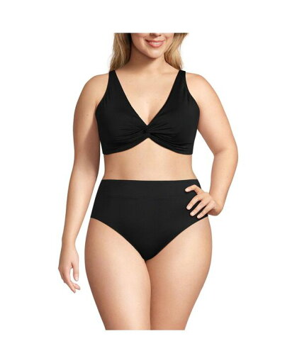 【送料無料】 ランズエンド レディース トップのみ 水着 Plus Size Chlorine Resistant Twist Front Underwire Bikini Swimsuit Top Black 【送料無料】 ランズエンド レディース トップのみ 水着 Plus Size Chlorine Resistant Twist Front Underwire Bikini Swimsuit Top Black