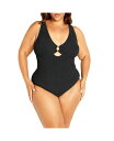 【送料無料】 シティーシック レディース 上下セット 水着 Women's Persia Cut Out 1 Piece Black(4)