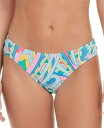 【送料無料】 ジェシカシンプソン レディース ボトムスのみ 水着 Women's Ruched-Side Multicolor-Print Bottom Pow...