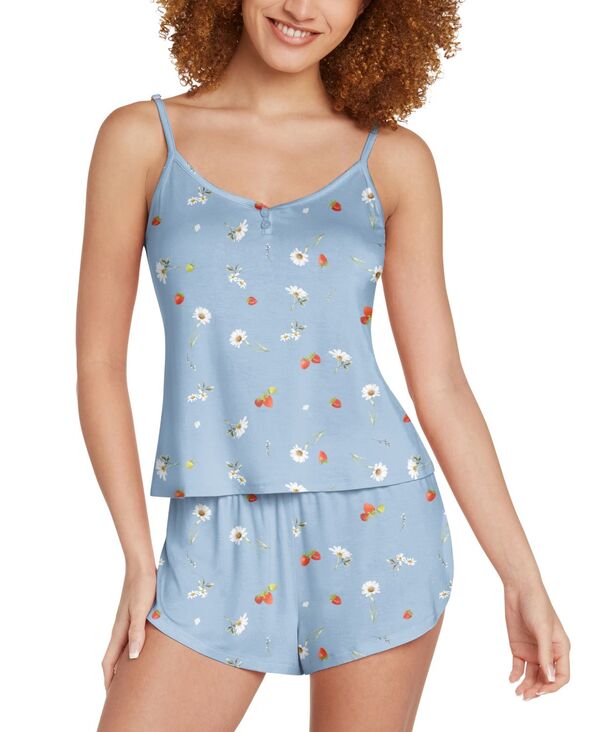楽天ReVida 楽天市場店【送料無料】 ハニーデュー インティメッツ レディース ナイトウェア アンダーウェア Women's 2-Pc. Lovely Morning Printed Pajamas Set Pisces Berries